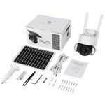 2.4G Wifi Solar Battery Powered? Floodlight PTZ? Camera with PIR Human Detection - Trustpick