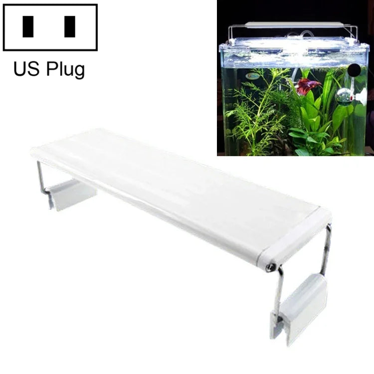 XY-30K Aquarium Glas Fischtank LED Aquatische Halterungslampen, US Stecker, XY-30K