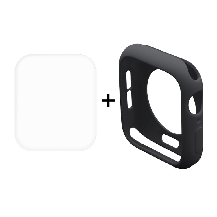 ENKAY Hat-Prince 2-in-1 TPU-Schutzhülle (halb-umschließend) + 3D-Vollbild-PET-Displayschutzfolie (gebogen, hitzebeständig) für Apple Watch Series 6 / 5 / 4 / SE3 / 2 / 1 (40 mm, 40 mm)