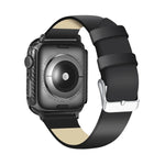 ENKAY Hat-Prince 2-in-1 Schutzhülle aus TPU mit Carbonfaser-Textur + 3D-Vollbild-Displayschutzfolie aus PET (gebogen, hitzebeständig) für Apple Watch Series 6 / 5 / 4 / Watch SE (40 mm)