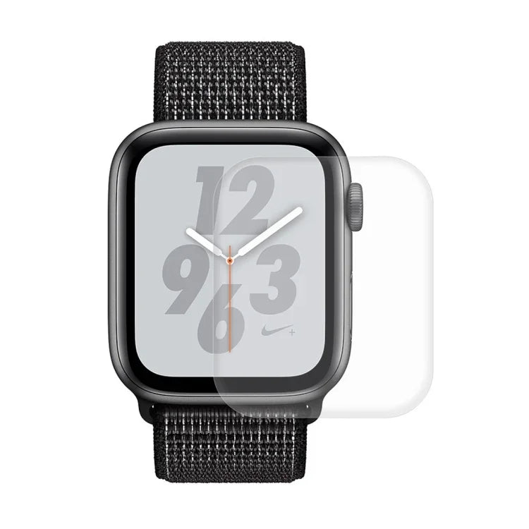 ENKAY Hat-Prince 2-in-1 Schutzhülle aus TPU mit Carbonfaser-Textur + 3D-Vollbild-Displayschutzfolie aus PET (gebogen, hitzebeständig) für Apple Watch Series 6 / 5 / 4 / Watch SE (40 mm)