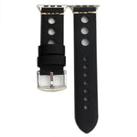 Für Apple Watch Series 10 42 mm / 9 &amp; 8 &amp; 7 41 mm / SE 3 &amp; SE 2 &amp; 6 &amp; SE 5 &amp; 4 40 mm / 3 &amp; 2 &amp; 1 38 mm Retro-Armband aus echtem Leder, für 38 mm