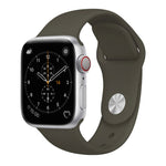 Für Apple Watch Series 3, 2 und 1 (38 mm): Modisches, schlichtes Silikon-Armband, passend für 38 mm