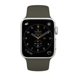 Für Apple Watch Series 3, 2 und 1 (38 mm): Modisches, schlichtes Silikon-Armband, passend für 38 mm