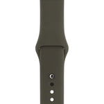 Für Apple Watch Series 3, 2 und 1 (38 mm): Modisches, schlichtes Silikon-Armband, passend für 38 mm