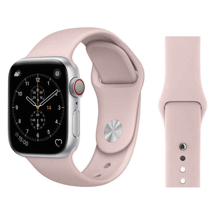 Für Apple Watch Series 3, 2 und 1 (38 mm): Modisches, schlichtes Silikon-Armband, passend für 38 mm