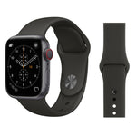 Für Apple Watch Series 3, 2 und 1 (38 mm): Modisches, schlichtes Silikon-Armband, passend für 38 mm