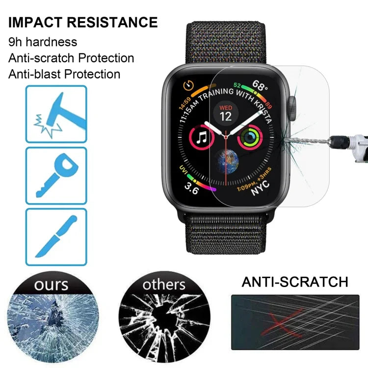 ENKAY Hat-Prince 3D Vollbild-PET-Displayschutzfolie, gebogen, hitzebeständig, HD-Qualität, für Apple Watch Series 6 / 5 / 4 / Watch SE 44 mm