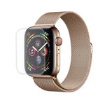 2 Stück ENKAY Hat-Prince 3D Vollbild-PET-Schutzfolie + 3D Vollbild-PET-Schutzfolie mit galvanischer Beschichtung, gebogen, hitzebeständig, HD-Displayschutzfolie für Apple Watch Series 6 / 5 / 4 / Watch SE 44 mm