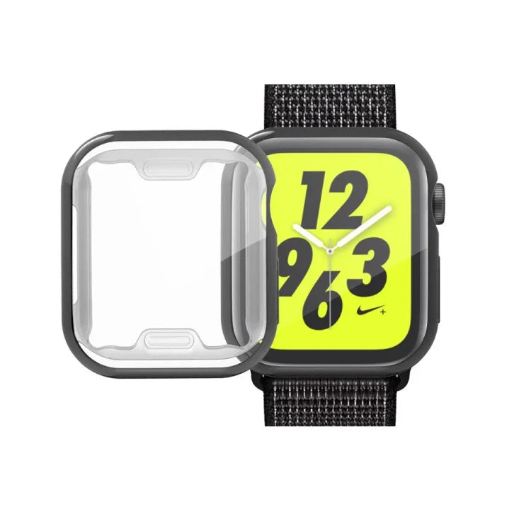 Full Coverage Plating TPU Case For Apple Watch Series 6 / 5 / 4 / Watch SE 40mm, For Series 5 & 4 40mm, For Apple Watch Series 6 / 5 / 4 / Watch SE 40mm