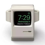 Retro Style Silica Gel Apple Watch Charging Dock Stand Holder Station