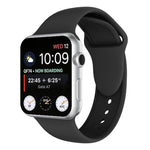 Silikon-Armband mit Doppelnieten für Apple Watch Series 3, 2 und 1 (42 mm), Apple Watch 42 mm