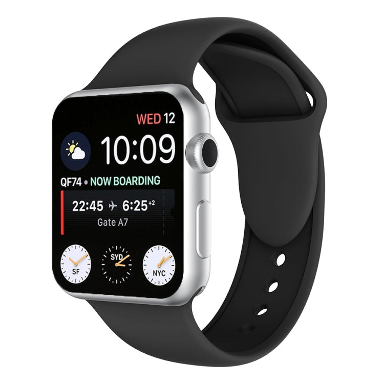Silikon-Armband mit Doppelnieten für Apple Watch Series 3, 2 und 1 (42 mm), Apple Watch 42 mm