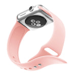 Silikon-Armband mit Doppelnieten für Apple Watch Series 3, 2 und 1 (42 mm), Apple Watch 42 mm