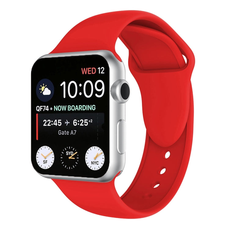 Silikon-Armband mit Doppelnieten für Apple Watch Series 3, 2 und 1 (42 mm), Apple Watch 42 mm