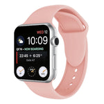 Silikon-Armband mit Doppelnieten für Apple Watch Series 3, 2 und 1 (42 mm), Apple Watch 42 mm