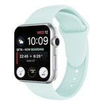 Silikon-Armband mit Doppelnieten für Apple Watch Series 3, 2 und 1 (42 mm), Apple Watch 42 mm