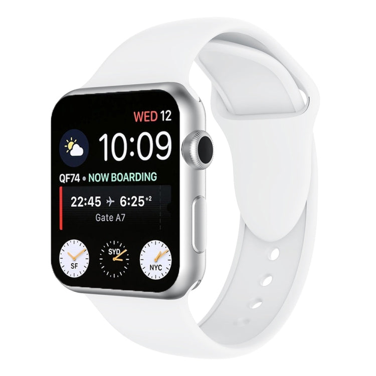 Silikon-Armband mit Doppelnieten für Apple Watch Series 3, 2 und 1 (42 mm), Apple Watch 42 mm