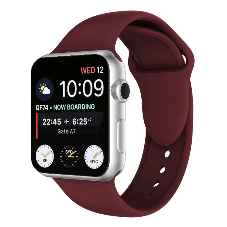 Silikon-Armband mit Doppelnieten für Apple Watch Series 3, 2 und 1 (42 mm), Apple Watch 42 mm