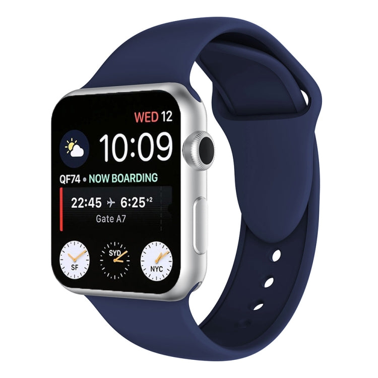 Silikonarmband mit Doppelnieten für Apple Watch Series 3, 2 und 1 (38 mm)