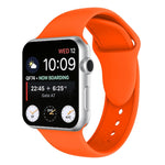 Silikonarmband mit Doppelnieten für Apple Watch Series 3, 2 und 1 (38 mm)