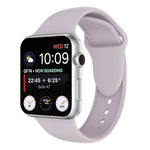 Silikonarmband mit Doppelnieten für Apple Watch Series 3, 2 und 1 (38 mm)