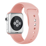 Silikonarmband mit Doppelnieten für Apple Watch Series 3, 2 und 1 (38 mm)