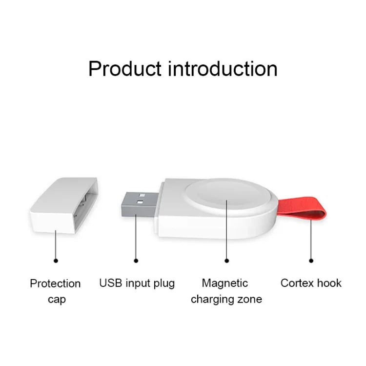 A3 Universelles, tragbares, magnetisches Qi-Standard-Ladegerät für Apple Watch Series 4, 3, 2 und 1