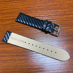 Echtleder-Carbonfaser-Armband für Apple Watch Series 5 &amp; 4 (40 mm) &amp; Series 3 &amp; 2 &amp; 1 (38 mm)