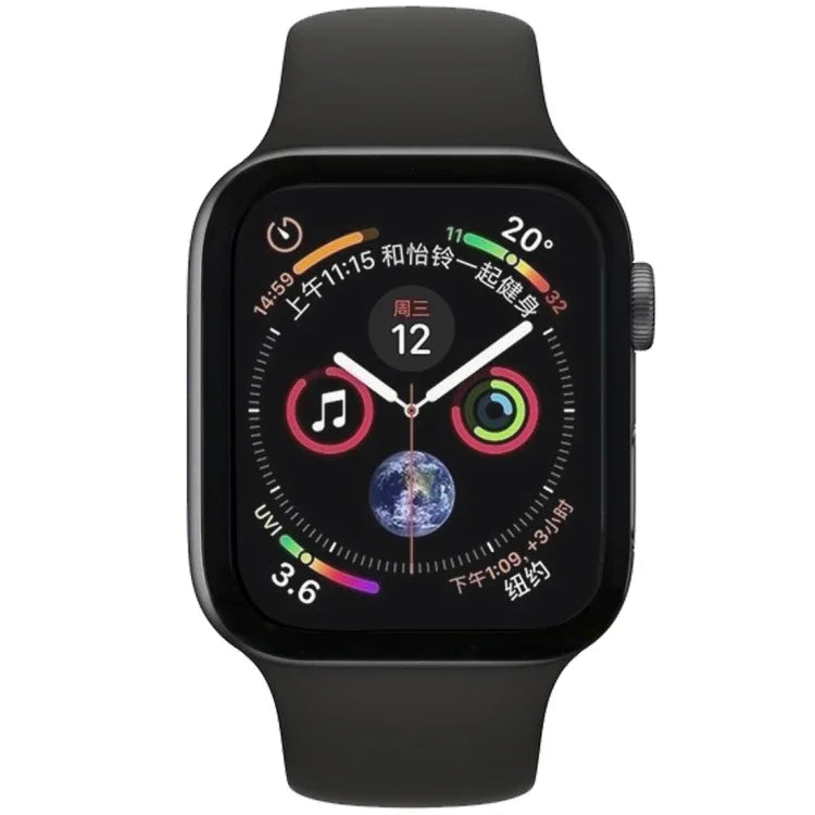 9H 3D-Kantenkleber-Vollbild-Schutzglasfolie für Apple Watch Series 6 / 5 / 4 / Watch SE 40 mm
