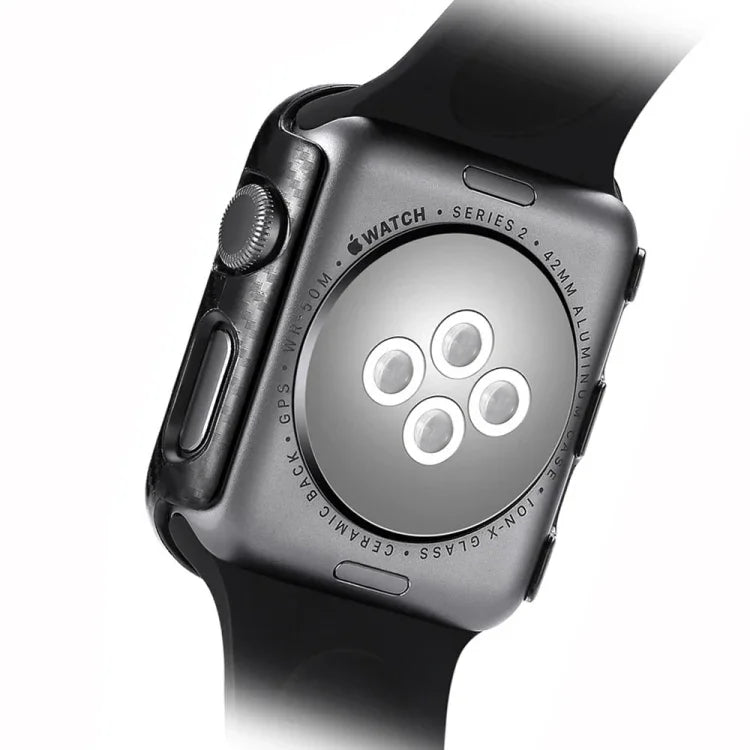 Schutzhülle aus PC-Carbonfaser für Apple Watch Series 3, 2 und 1 (38 mm)