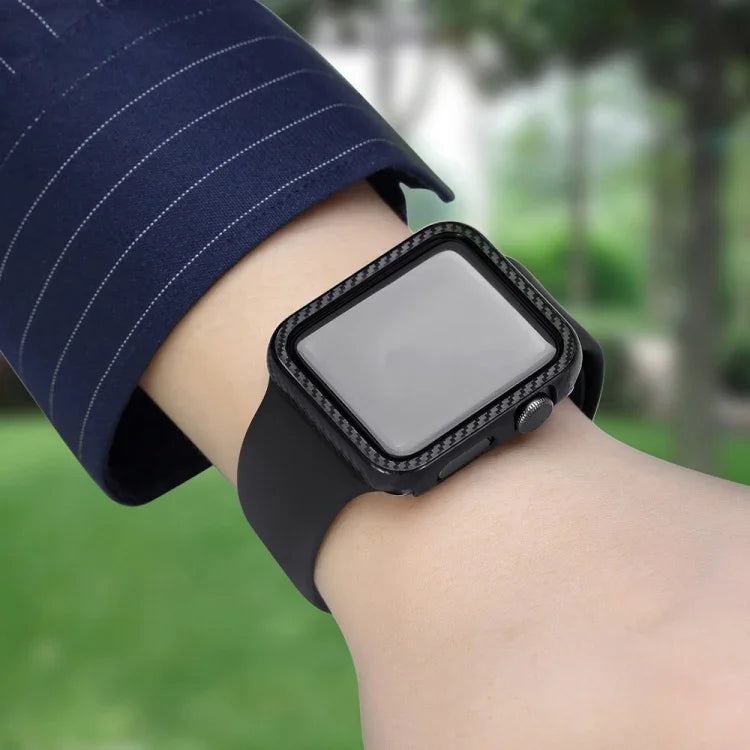 Schutzhülle aus PC-Carbonfaser für Apple Watch Series 3, 2 und 1 (42 mm)