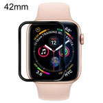 Displayschutzfolie aus weichem PET für Apple Watch Series 3 / 2 / 1 (42 mm), die das gesamte Display abdeckt