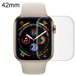 Displayschutzfolie aus weichem PET für Apple Watch Series 3 / 2 / 1 (42 mm), die das gesamte Display abdeckt