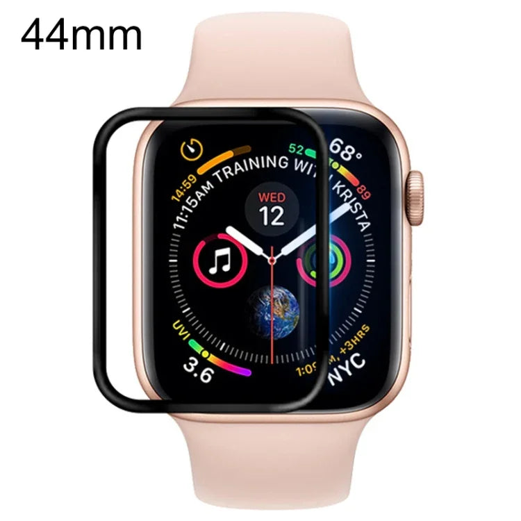 Displayschutzfolie aus weichem PET für Apple Watch Series 6 / 5 / 4 / Watch SE 44 mm, transparent (1 Stück)