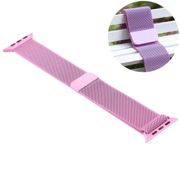 Für Apple Watch Series 7 41 mm / 6 &amp; SE &amp; 5 &amp; 4 40 mm / 3 &amp; 2 &amp; 1 38 mm: Farbwechselndes magnetisches Nylon-Armband, 40 mm