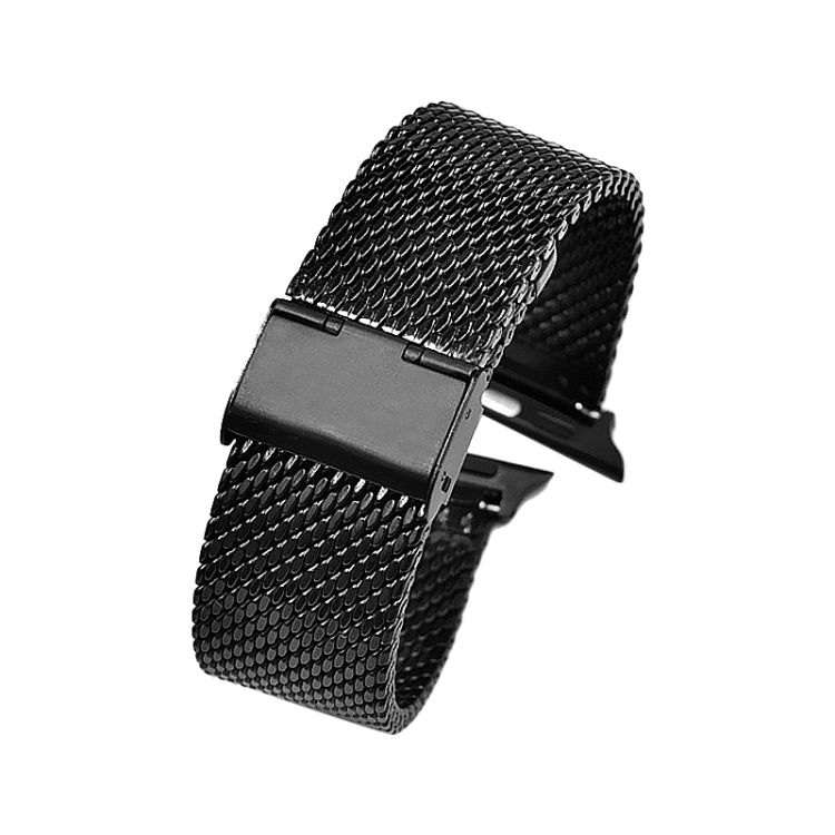 304 Edelstahl-Milanaise-Uhrenarmband mit Adapter für Apple Watch Ultra 49mm & Watch Ultra 2 49mm / Series 10 46mm / 9&8&7 45mm / SE 3&SE 2&6&SE&5&4 44mm / 3&2&1 42mm, für Apple Watch Series 7 45mm / & 6 & SE & 5 & 4 44mm