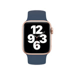 Für Apple Watch Ultra 49 mm &amp; Watch Ultra 2 49 mm / Series 10 46 mm / 9 &amp; 8 &amp; 7 45 mm / SE 3 &amp; SE 2 &amp; 6 &amp; SE 5 &amp; 4 44 mm / 3 &amp; 2 &amp; 1 42 mm: Elastisches Silikonarmband in Unifarbe, Größe: S (130 mm)