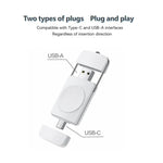 U8S USB-/Typ-C Magnetisches Schnellladegerät für Samsung Watch 3/4, 4 Classic, Active 1/2