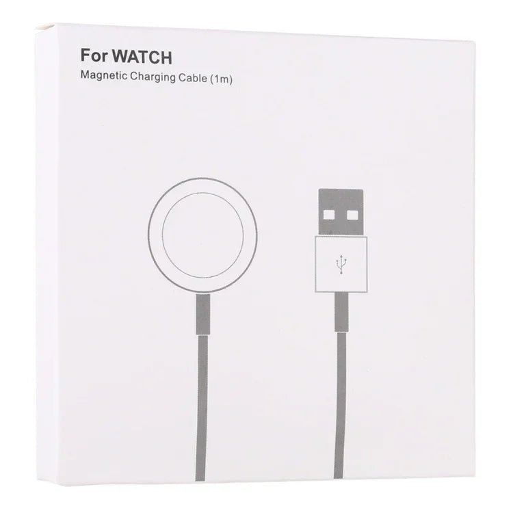 2 m langes magnetisches kabelloses Ladegerät für Apple Watch Series Ultra &amp; 10 / 9 / 8 / 7 / 6 / 5 / 4 / 3 / 2, 2 m