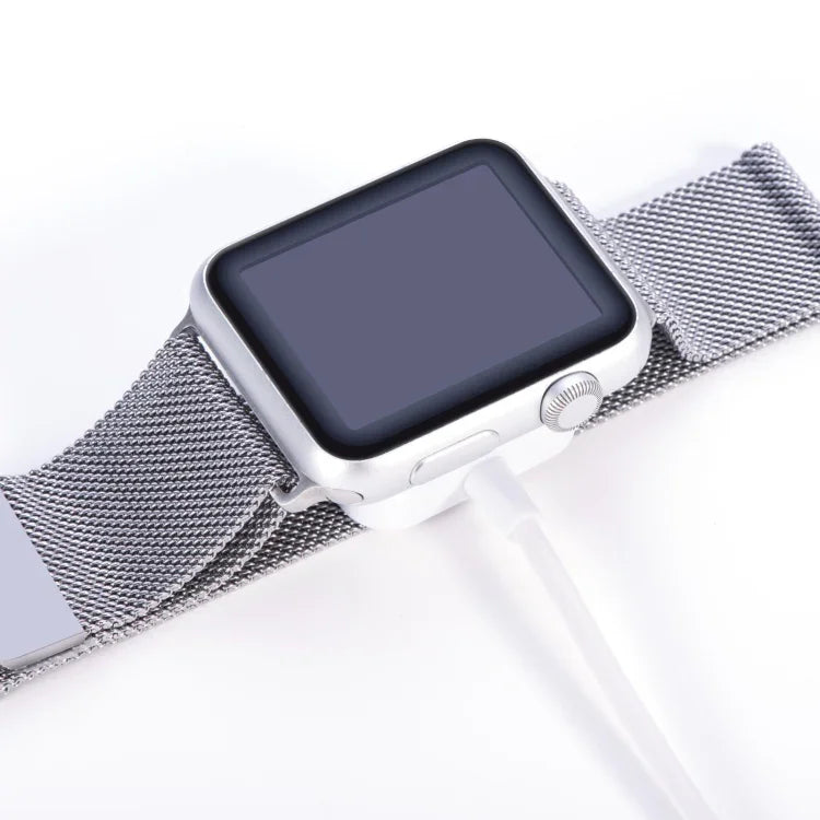 1 m langes quadratisches magnetisches Schnellladekabel mit USB-Anschluss für Apple Watch Series Ultra/8/7/6/SE/SE2/5/4/3/2