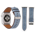 Für Apple Watch Series 10 42 mm / 9 &amp; 8 &amp; 7 41 mm / SE 3 &amp; SE 2 &amp; 6 &amp; SE 5 &amp; 4 40 mm / 3 &amp; 2 &amp; 1 38 mm: Armband aus echtem Leder im frischen Stil, 38 mm