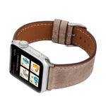 Für Apple Watch Series 10 42 mm / 9 &amp; 8 &amp; 7 41 mm / SE 3 &amp; SE 2 &amp; 6 &amp; SE 5 &amp; 4 40 mm / 3 &amp; 2 &amp; 1 38 mm: Armband aus echtem Leder im frischen Stil, 38 mm