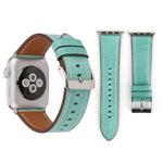 Für Apple Watch Ultra 49 mm &amp; Watch Ultra 2 49 mm / Series 10 46 mm / 9 &amp; 8 &amp; 7 45 mm / SE 3 &amp; SE 2 &amp; 6 &amp; SE 5 &amp; 4 44 mm / 3 &amp; 2 &amp; 1 42 mm: Armband aus echtem Leder im frischen Stil, 42 mm