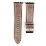 Für Apple Watch Ultra 49 mm &amp; Watch Ultra 2 49 mm / Series 10 46 mm / 9 &amp; 8 &amp; 7 45 mm / SE 3 &amp; SE 2 &amp; 6 &amp; SE 5 &amp; 4 44 mm / 3 &amp; 2 &amp; 1 42 mm: Armband aus echtem Leder im frischen Stil, 42 mm