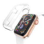 Vollständige Schutzhülle aus Polycarbonat (transparent) für Apple Watch Series 6 / 5 / 4 / Watch SE 44 mm
