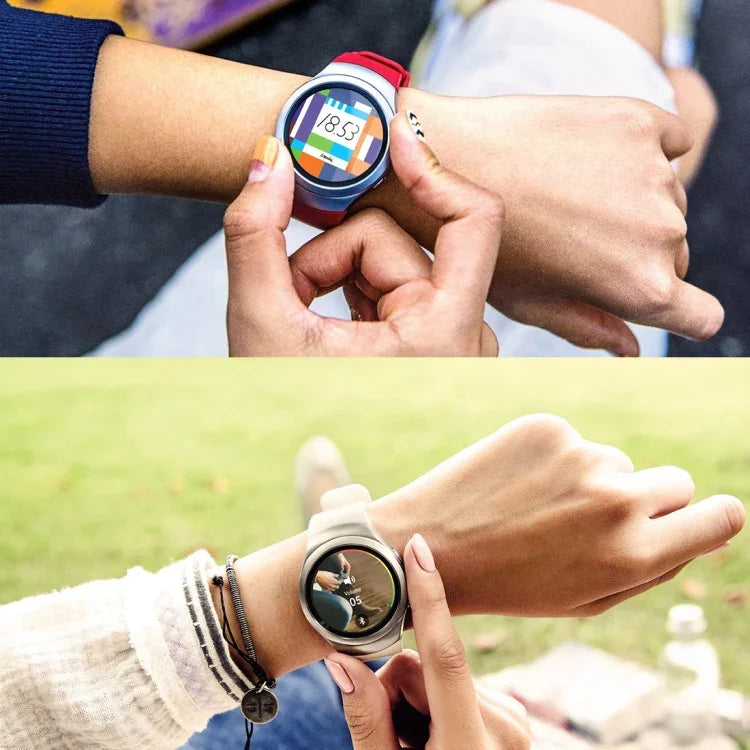 Für Samsung Gear S2 Sport / Gear S2 Uhr, einfarbiges Silikonarmband