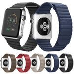 Armband aus PU-Leder mit Magnetverschluss für Apple Watch 38 mm
