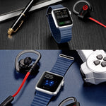 Armband aus PU-Leder mit Magnetverschluss für Apple Watch 42 mm