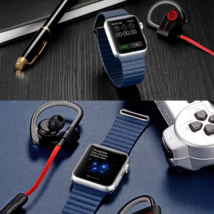 Armband aus PU-Leder mit Magnetverschluss für Apple Watch 42 mm
